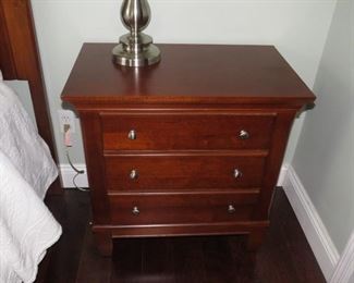 $125.00, Thomasville bedside table VG condition 28"W x 29"T