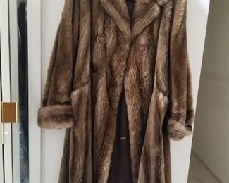 $40.00, Fur Coat, shows wear