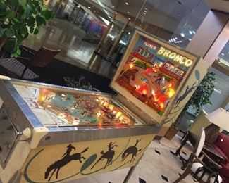 1963 Chicago Coin Bronco pinball machine, in good condition set up for free play!