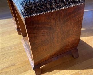 side view of the beautiful burl wood