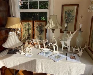 Original art, lamps and more for sale in separate photos that follow