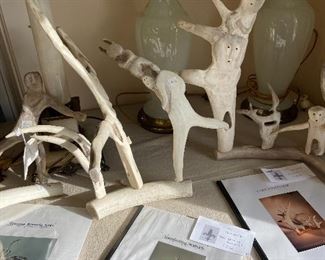 Luke Anowtalik sculpture $1400 obo "Transforming Shamans"