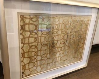 Second in a pair of framed prints. " Alaskan Morn II" 32.5" X 26.5". sold in prior photo