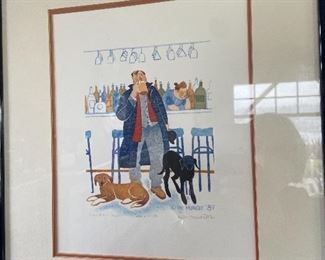 Rie Munoz  "London Pub"  $290