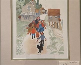 Rie Munoz "Going Berry Picking, Hoonah" $380