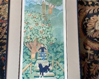 "Self Portrait" by Rie Munoz  $390