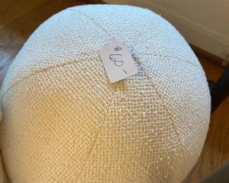 One of a pair ot fabulous ball shaped pillow $ 60 each please specify if you want to buy one or both when you click on buy