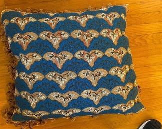 Intricately designed beaded pillow from Bergdorf Goodman $148