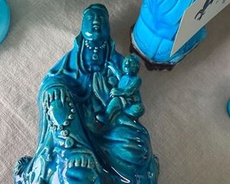 Antique 10" tall Quan Lin $160