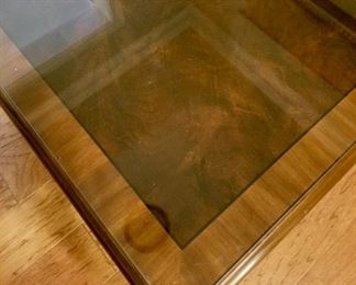 Glass Top Coffee Table - $60 - 39"x24"x17"