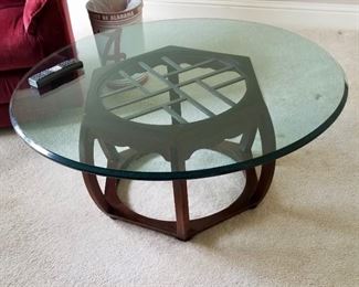 Glass Top Coffee Table - Some scratches visible - $40