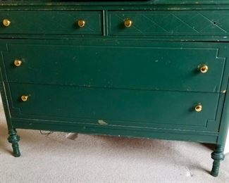 Vintage Green Dresser - $50