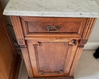 Marble Top Accent Table - $65