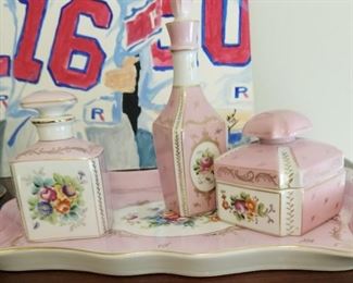 Vintage Vanity Set - $40