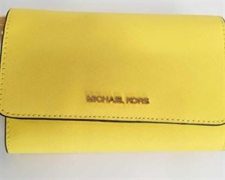 Michael Kors Sunshine Yellow Jet Set Cross Body Bag