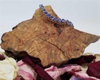 Beautiful Tanzanite .925 Silver Bracelet