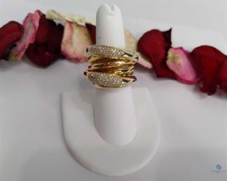 .925 Round Diamond Multi Band Style