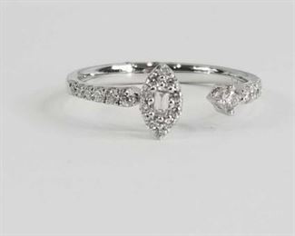 Baguette Diamond 14K White Gold Ring