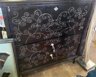 Chest with fold out Desk (Dimensions  48 3/16" H x 45 1/2" L x 22 3/8" D)  $699