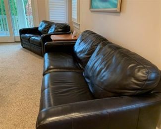 Leather couches $750