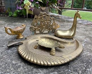 Vintage brass lot