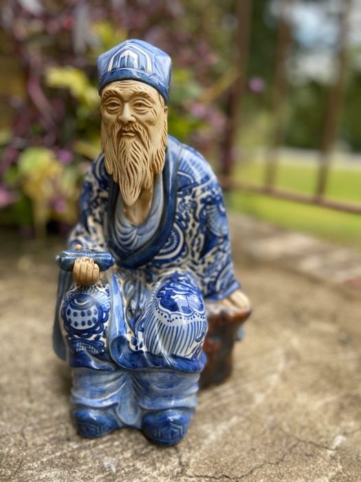 Andrea by Sadek Kutani porcelain asian statute.