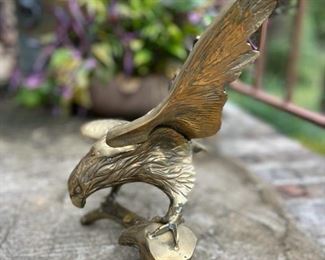 Vintage brass eagle