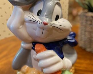 Vintage 1997 50th birthday limited edition Bugs Bunny cookie jar