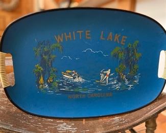 Vintage White Lake, NC tray