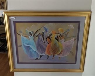 Framed Artwork- Women Dancing