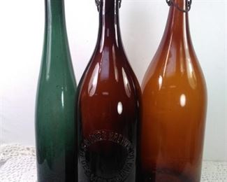 Antique Brewery Bottles