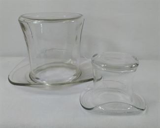 VT Clear Glass Top Hats