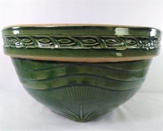 Large Green Stoneware Bowl
