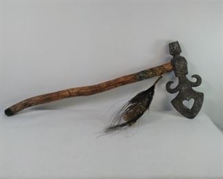Tomahawk with wormwood handle
