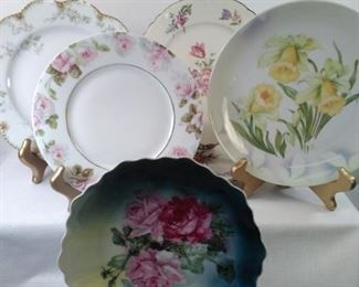 Vintage Floral Plates from around the world