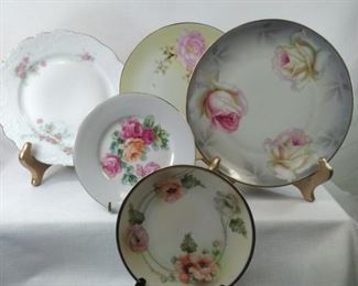 Vintage Floral plates made in Germany