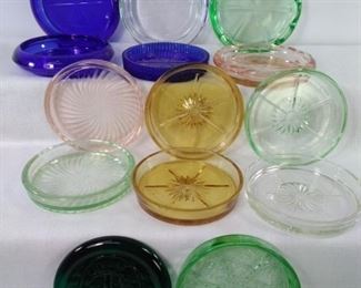 Vintage Glass Coasters