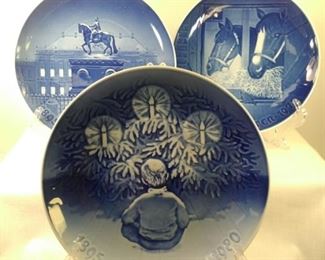BG Copenhagen Christmas Plates