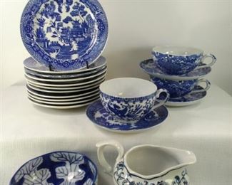 Misc Blue and White China made in Japan