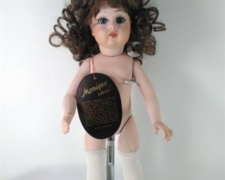 Porcelian Jointed doll by P.Toole