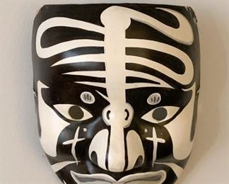 LOT #121 - $20 - Paper Mache Japanese Style Wall Mask