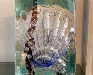 LOT #132 - $95 - Art Glass Sculpture, Phoenix Studio