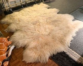 Mongolian Sheepskin Rug (Not available for online purchase.  If interested in buying pre-sale, TEXT us at 312-320-9769)