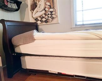 LOT #184 - $350 - Twin Sleigh Bed with Trundle