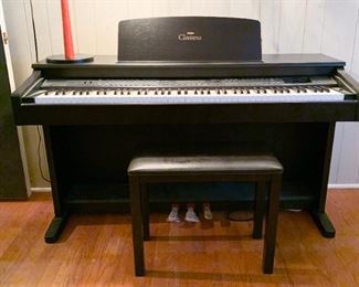 LOT #185 - $150 - Yamaha Clavinova Digital Piano