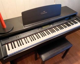 LOT #185 - $150 - Yamaha Clavinova Digital Piano
