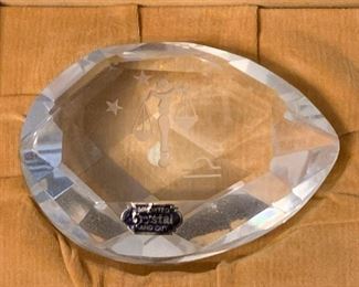 Lead Crystal Paperweight
