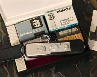 LOT #195 - $100 - Minox Spy Camera with Accessories