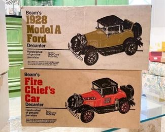 Beam's Decanters (Model A Ford, Fire Chief's Car)