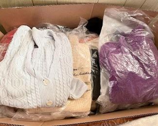 Women's Clothing - Sweaters (many are brand new, still in package)